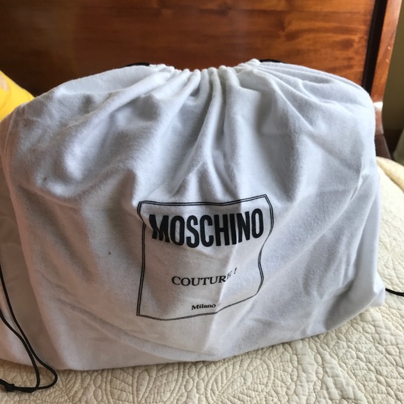 Moschino lambskin leather biker jacket bag - Picture 7 of 8